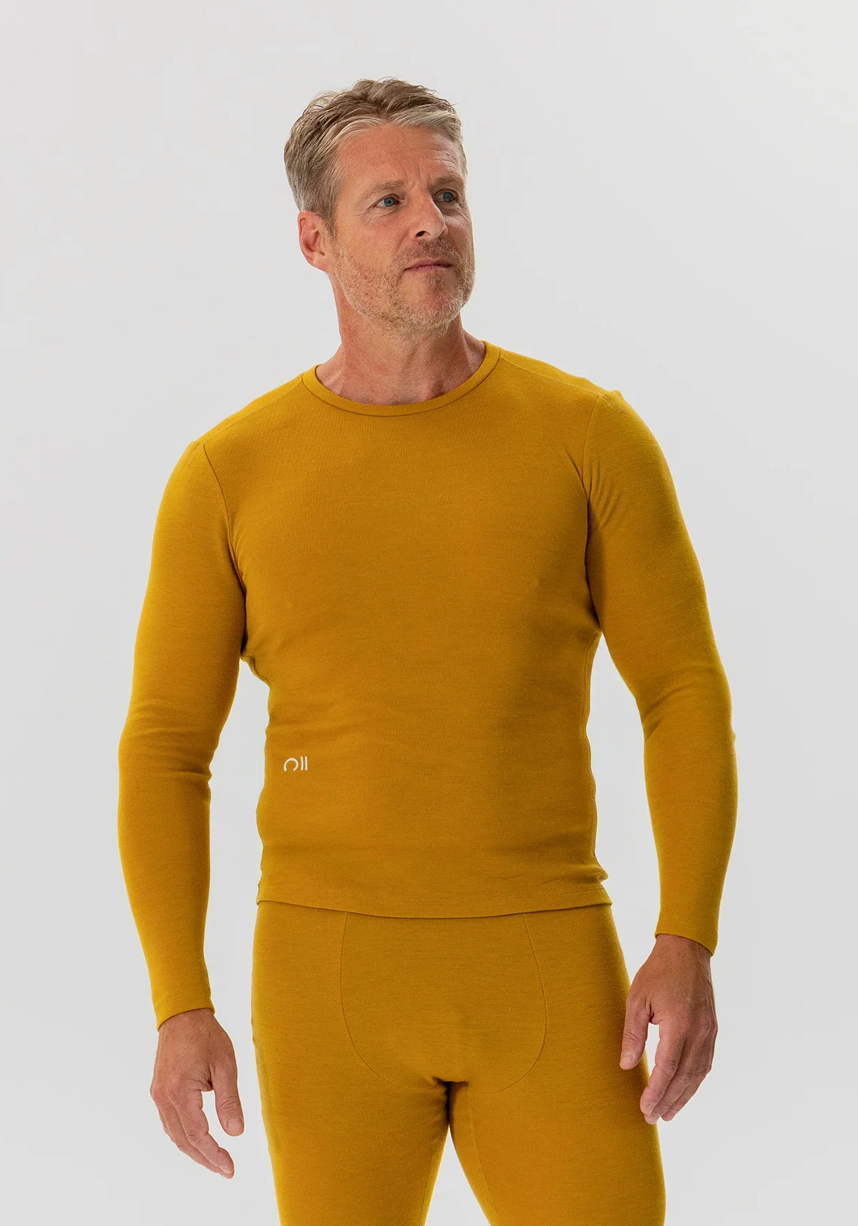 Rotauf Herren-Longsleeve Eco Merino 200 Amber