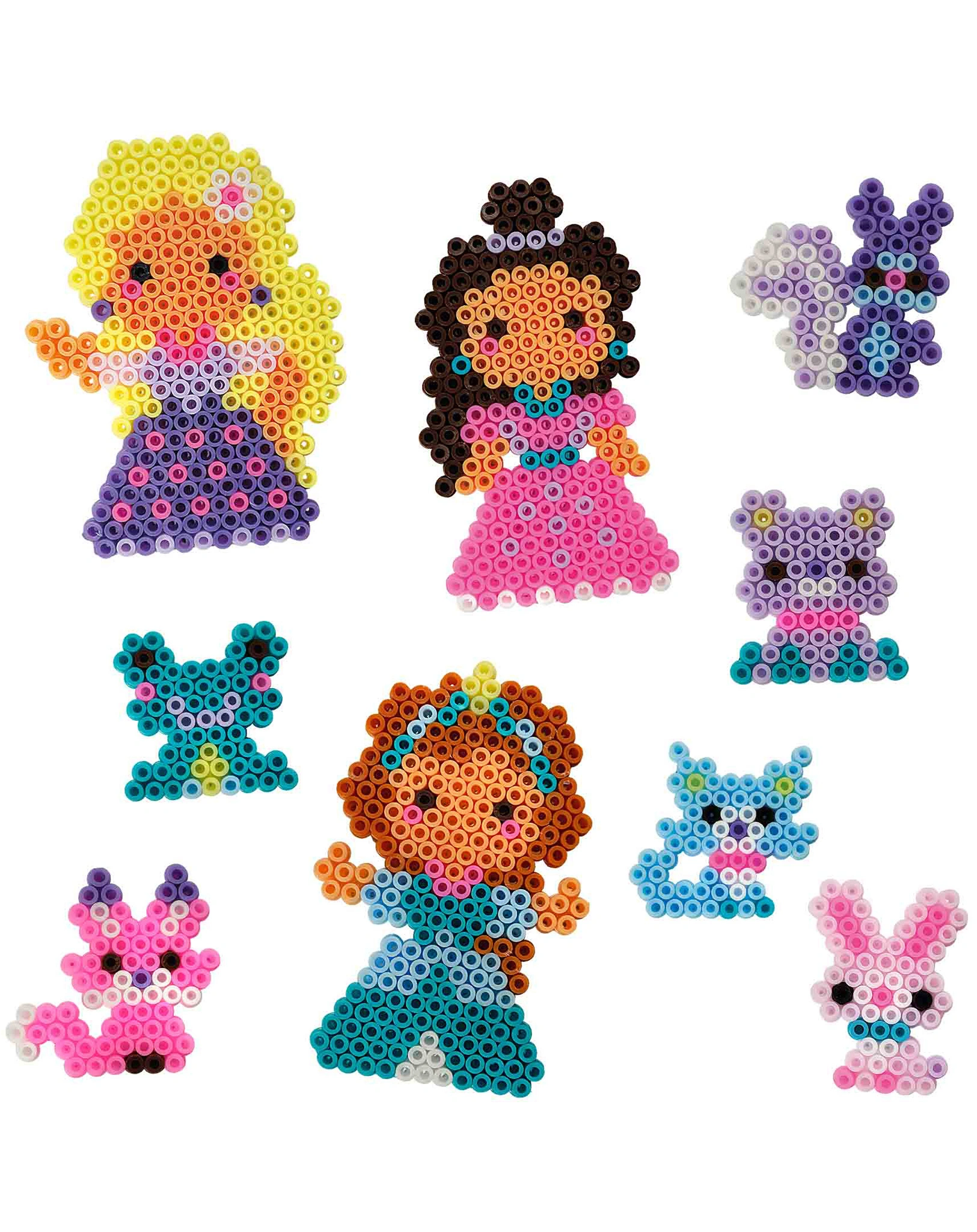 Bügelperlen-Set PRINZESSINNEN & TIERFREUNDE