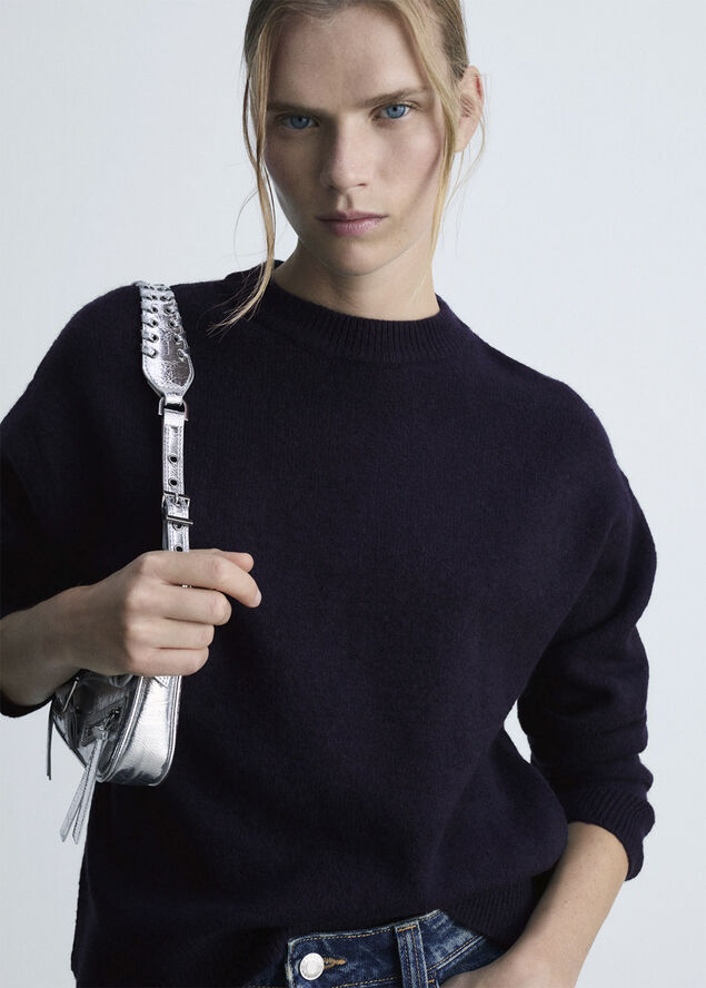 MANGO SWEATER. -- MARIANO Navy