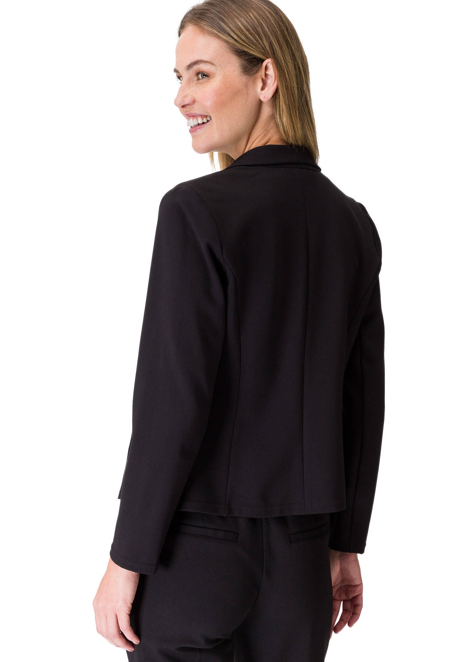 zero| Damen Jerseyblazer mit Knopfverschluss