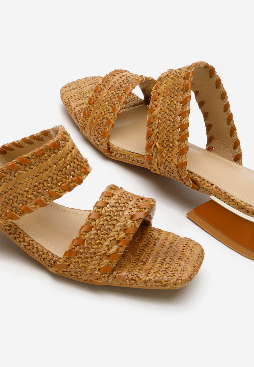 Mules a talon chameau Cindi V2