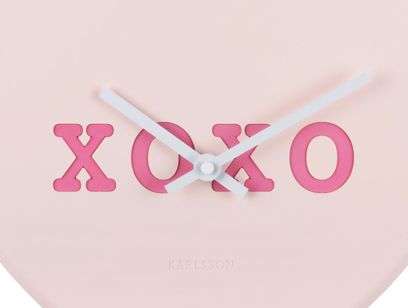 Wall Clock Heart Candy KA5985LB Soft blue