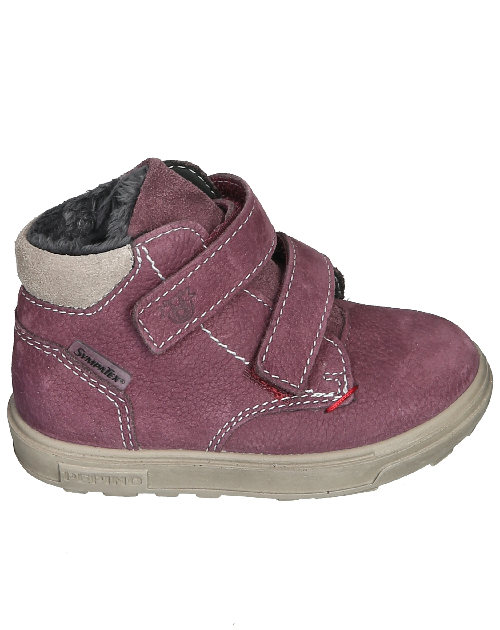Klettschuhe ALEX gefüttert in pflaume