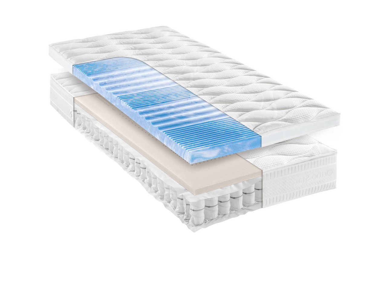 Novel Taschenfederkernmatratze H3 ORTHO STAR SILBER TOP T