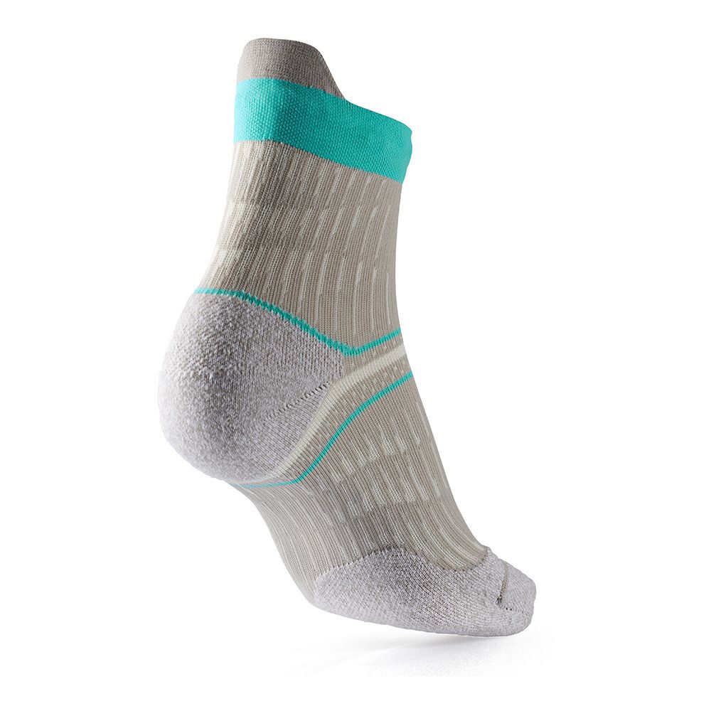 Sidas RUN ANATOMIC COMFORT - Chaussettes Femme gris clair/turquoise
