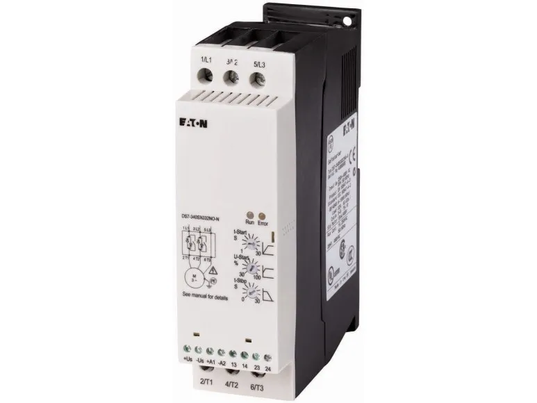 Eaton DS7-342SX016N0-N, Lampestarter, Sort, Grå, IP20, 50/60 Hz, 110 - 230 V, 1 stk