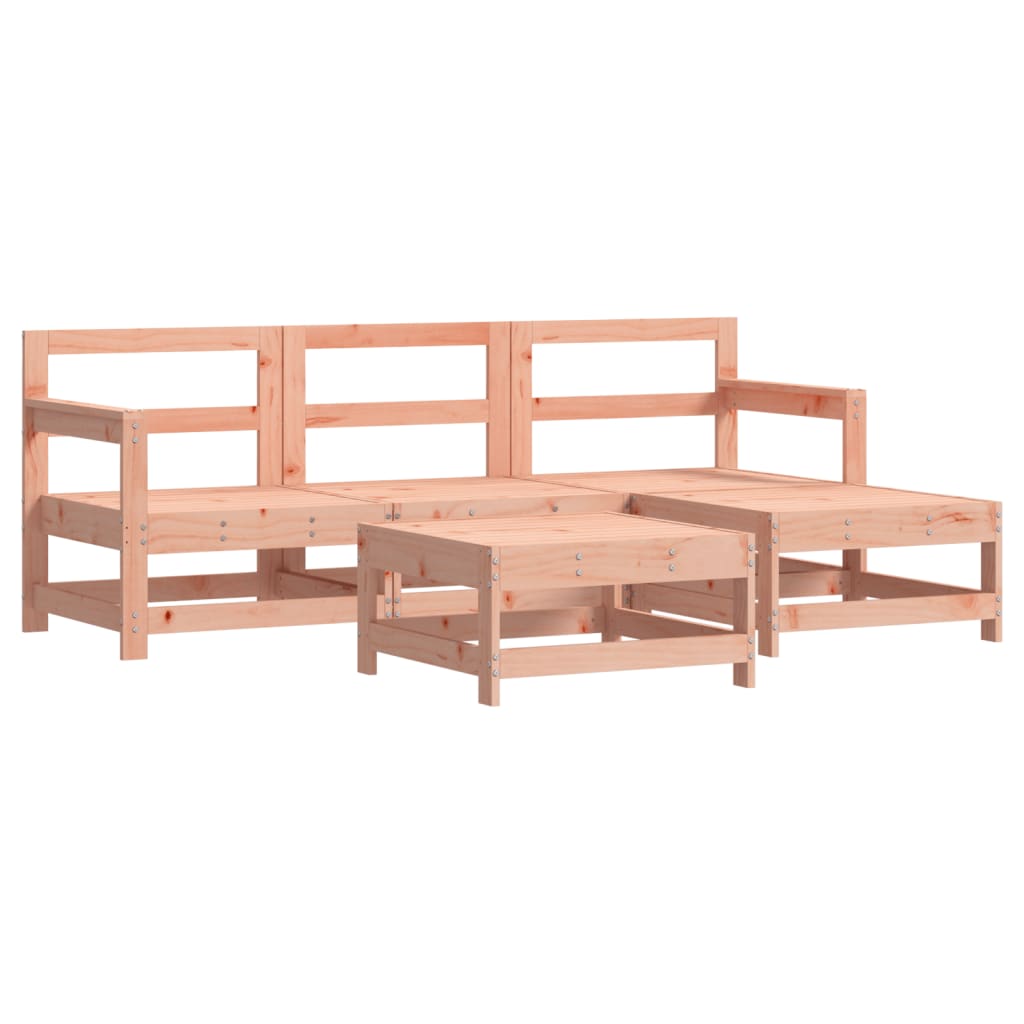 Salon de jardin 5 pcs bois massif douglas