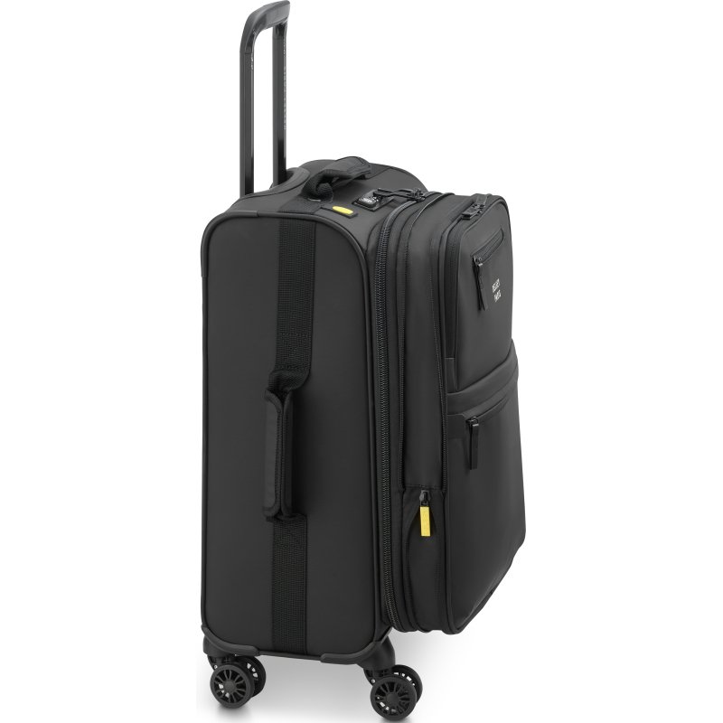 Maubert 2.0 valise cabine extensible 4 doubles roues 55 cm noir
