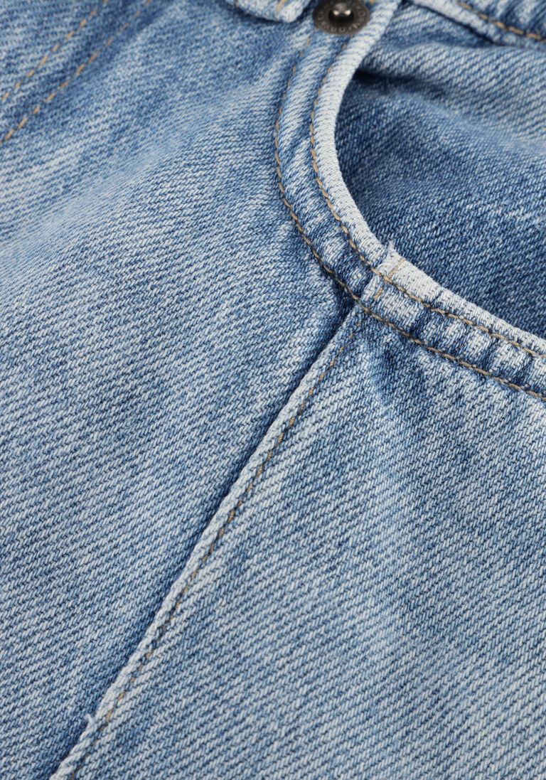 blauwe drykorn wide jeans liable barrel