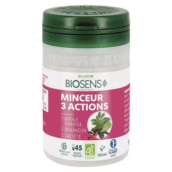 Biosens Slimming 3 Ações Orgânico 45 cápsulas vegetais
