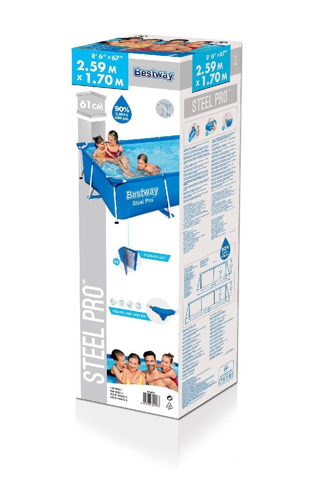 Bestway Zwembad Passaat Frame Rechthoek 259cm