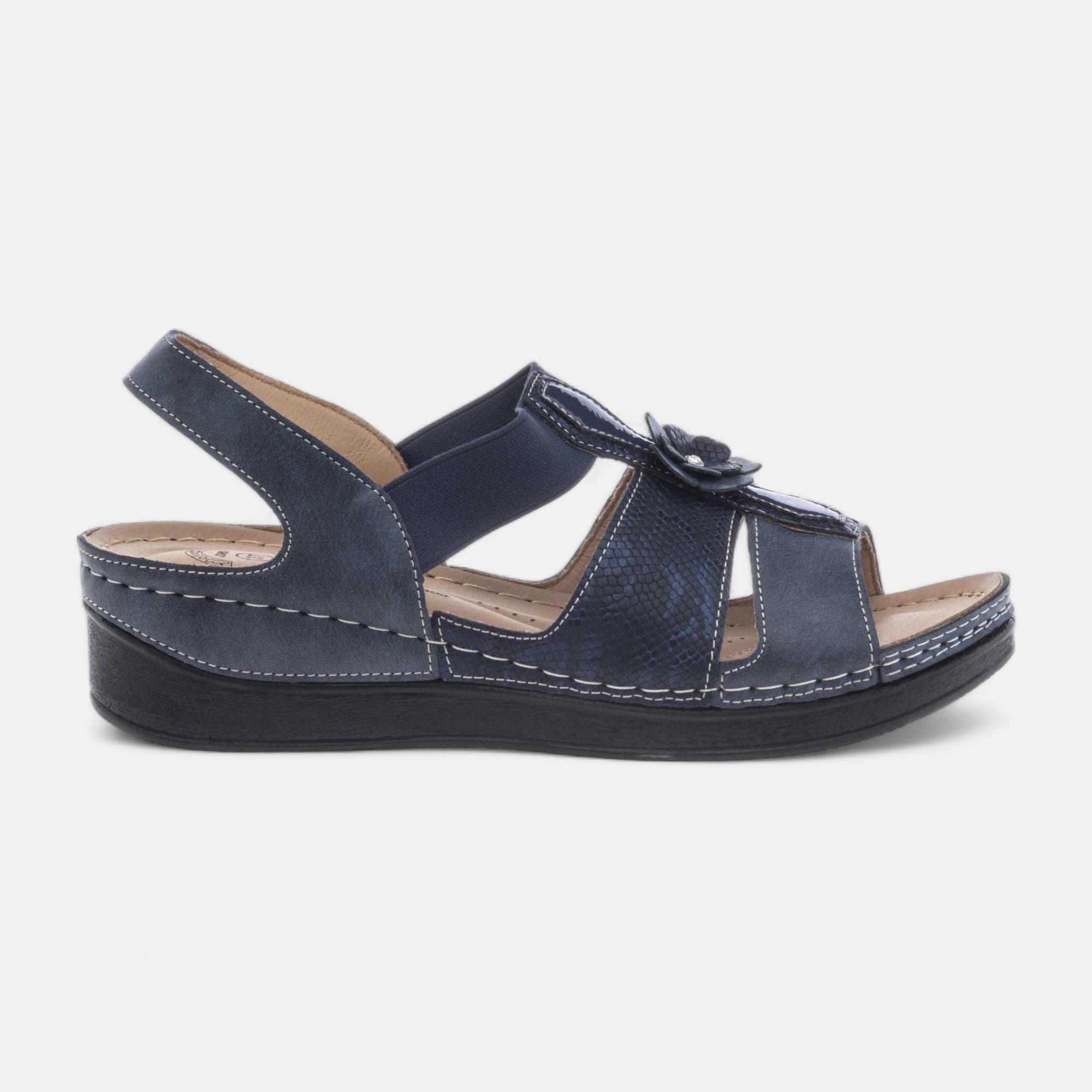 Sandales Femme bleu marine