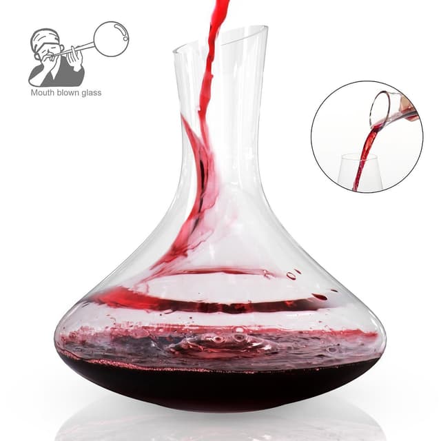 Vinkaraffel /Dekanter Glaskaraffel med 1,8 liter.