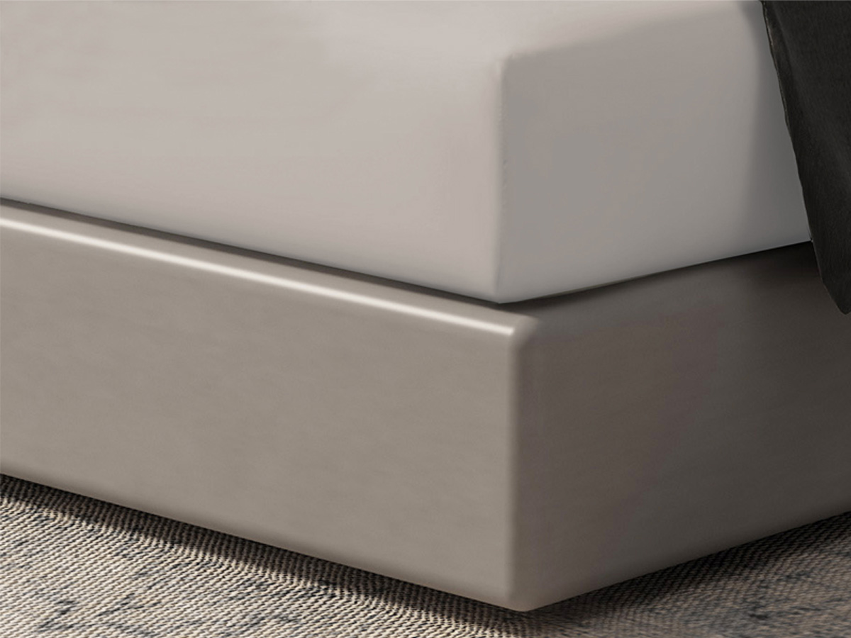 DoubleDry Home 90 x 200 cm hoeslaken - licht taupe
