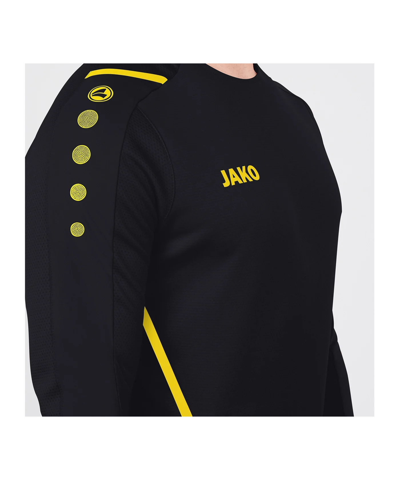 JAKO Challenge Sweatshirt Kids Schwarz Gelb F803