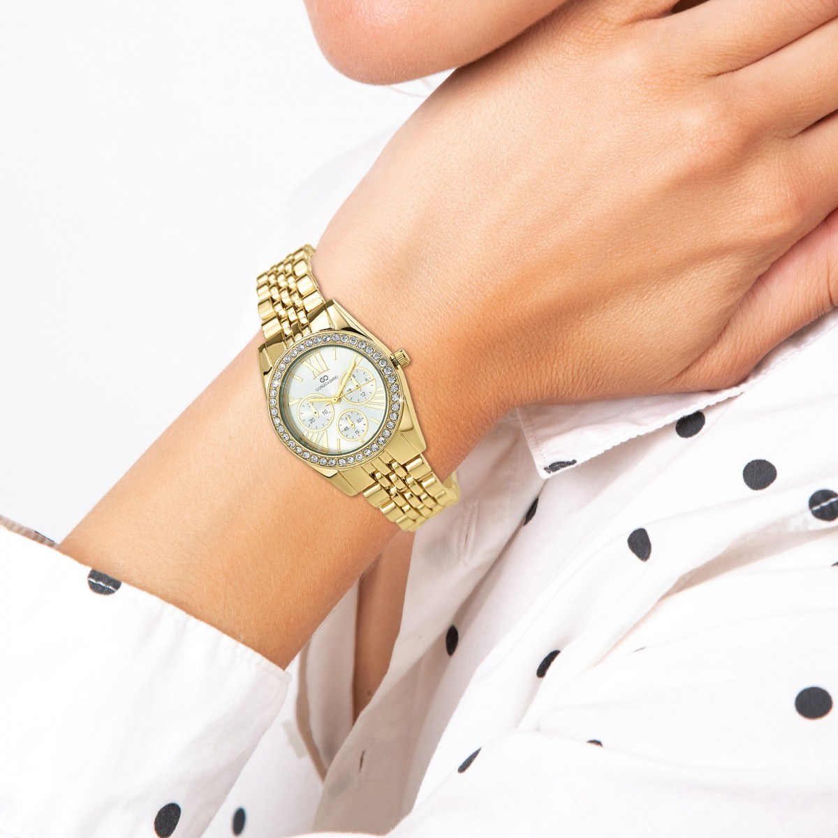 Montre Ayla élégante ornée de Cristaux scintillants SC Crystal