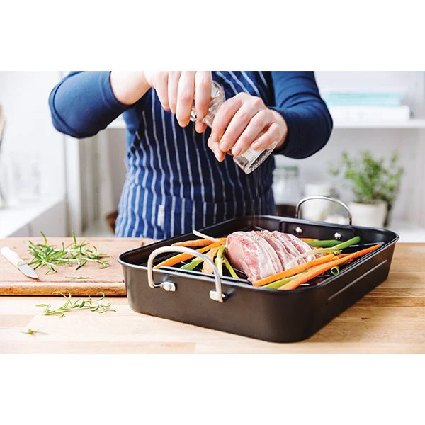 Plat à four tôle acier avec grille 38 cm Beka