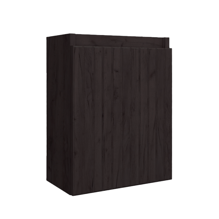 Fontana Bano toiletmeubel ribbelfront kasteel bruin greeploos 38.5x21.5cm