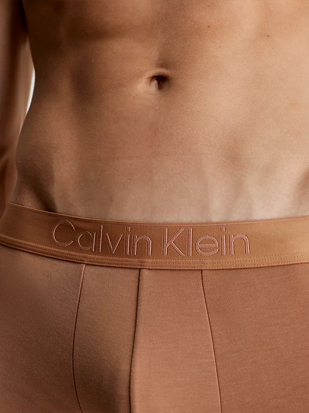Conjunto com 3 Cuecas Boxer de Cintura Baixa - CK Pretas