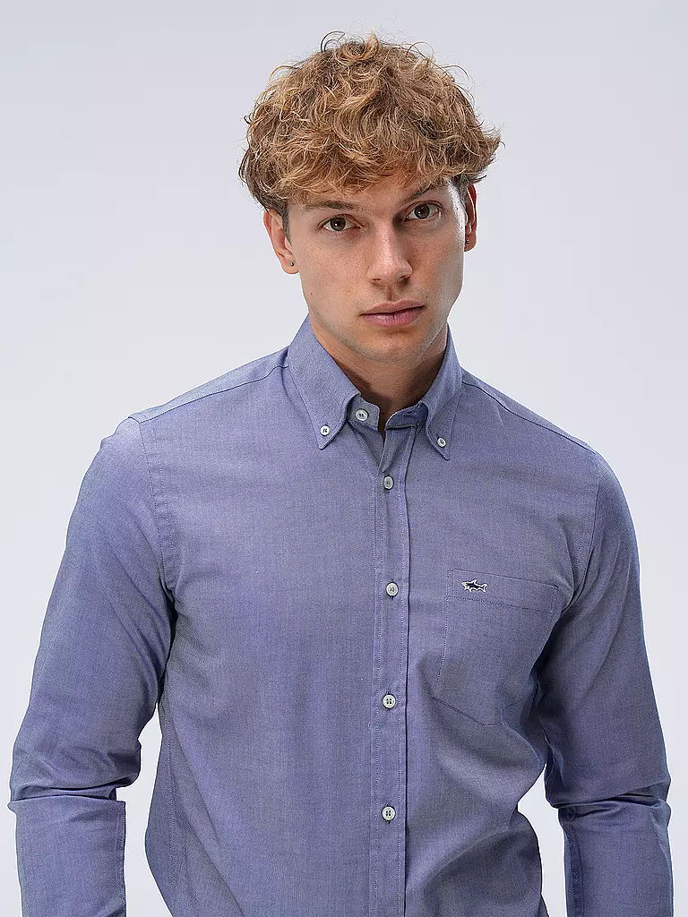 PAUL & SHARK Hemd blau