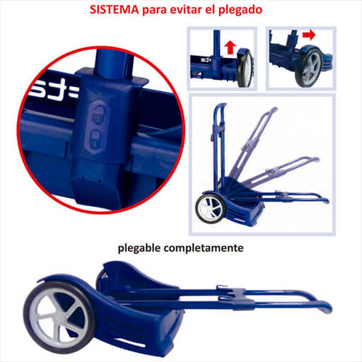 Mochila Escolar com Rodinhas Safta 641077205, Azul Claro