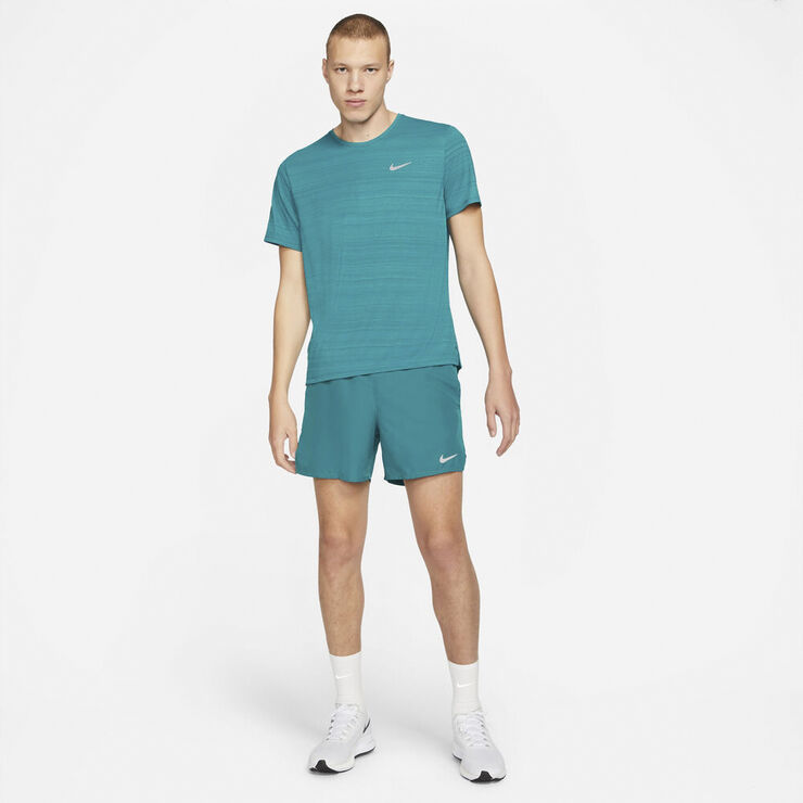 Nike Dri Fit Miler Lobe T Shirt Blå