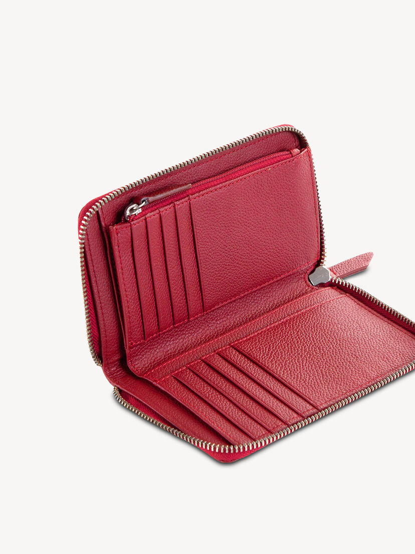 Leren Portemonnee - rood