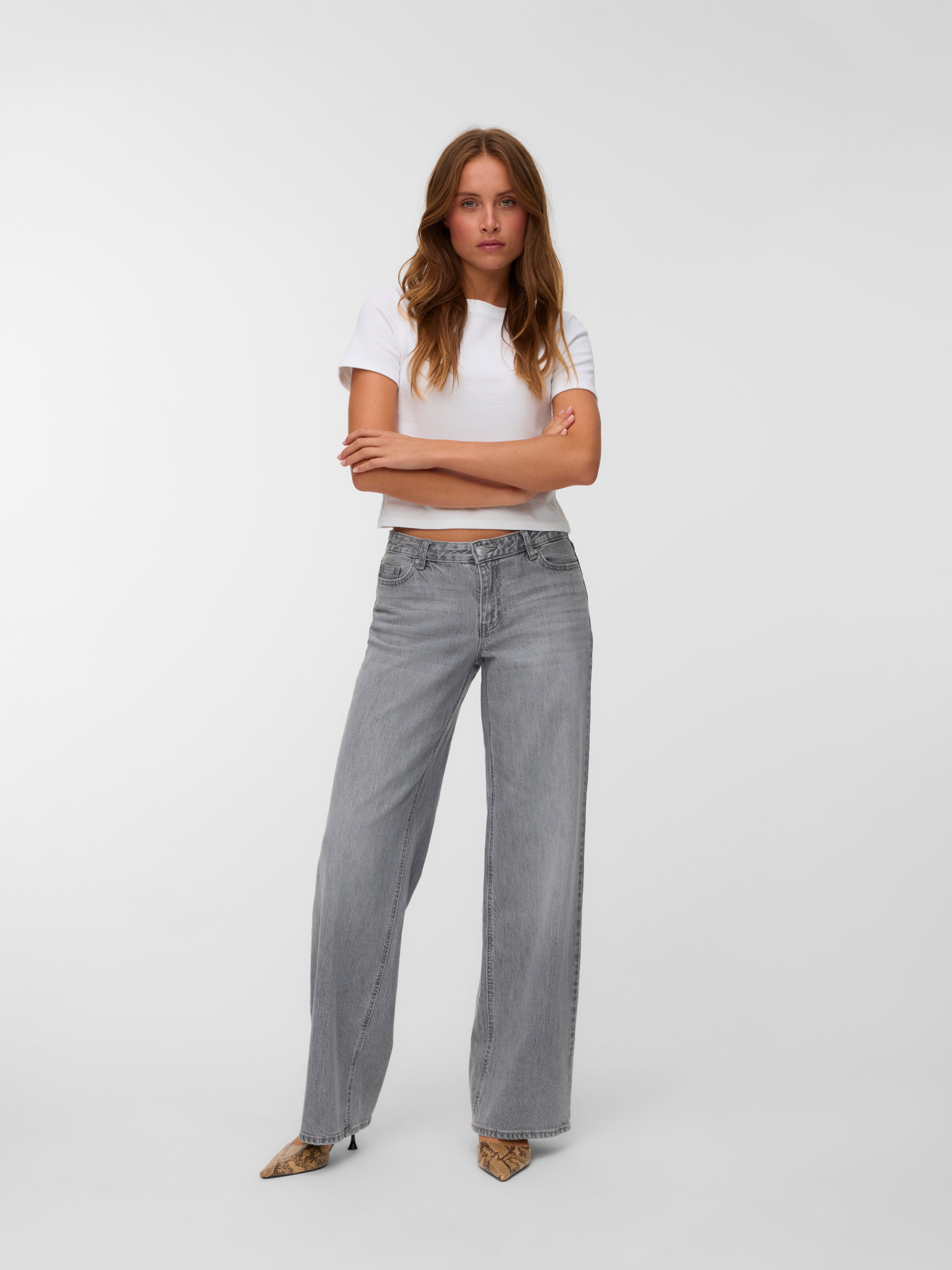 VMFAYE Low rise Wide leg fit Jeans
