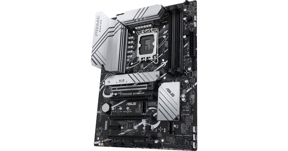 ASUSPRIME Z790-P socket 1700 moederbord  (Zilver, RAID, 2.5Gb-LAN, Sound, ATX)