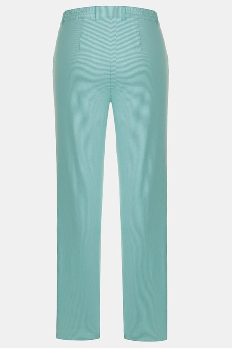 Hose Mony, gestreift, leicht konisches Bein, Stretch