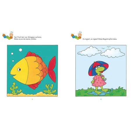 ars Edition Lernraupe – Erstes Stickerheft – Logisches Denken