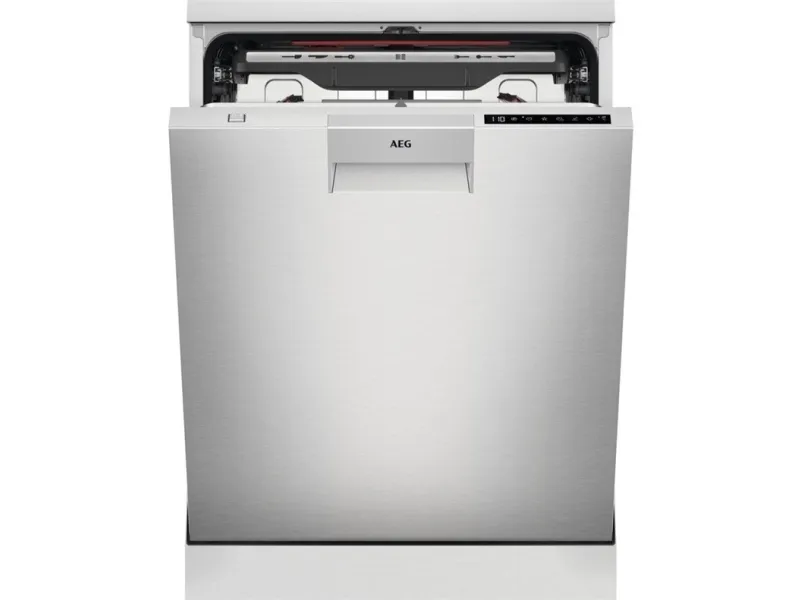 AEG FFB73716PM - Opvaskemaskine - bredde: 59.6 cm - dybde: 61 cm - højde: 85 cm - rustfrit stål