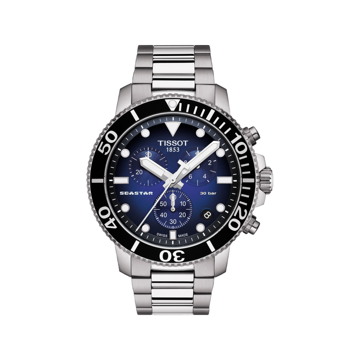 Montre Tissot Seastar 1000 Chrono homme chronographe acier