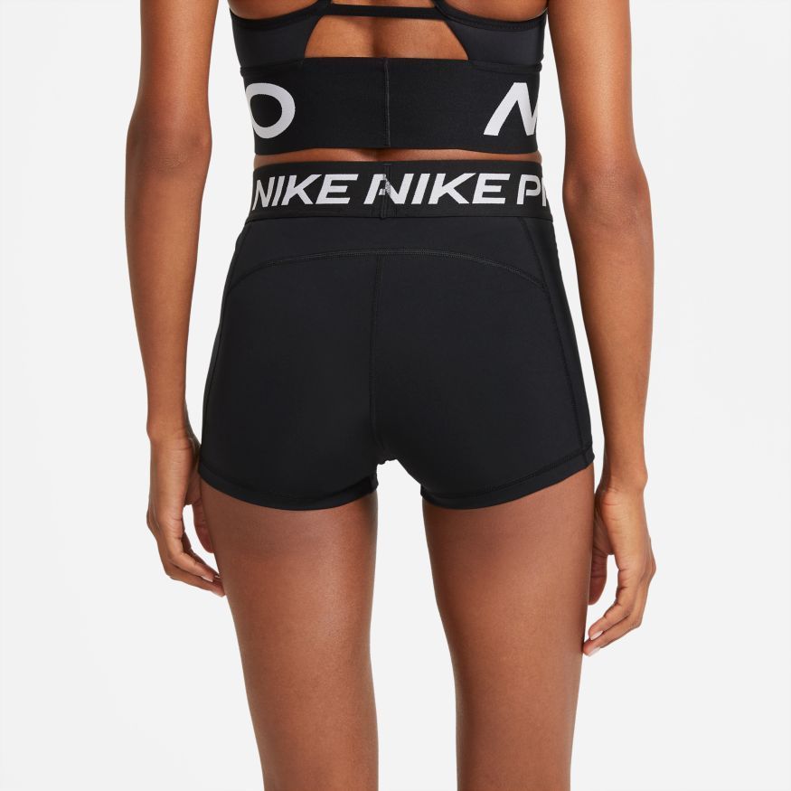 Nike Pro Collant Short 365 - Noir/Blanc Femme