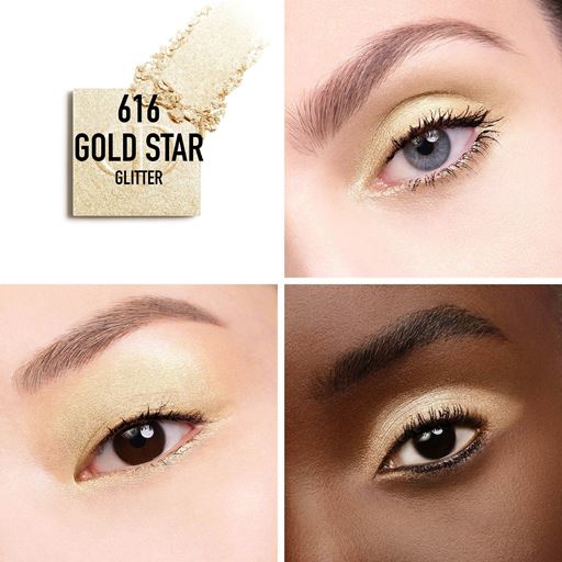 Dior Diorshow Mono Couleur High-Color and Long-Wear Eyeshadow, 616 Gold Star