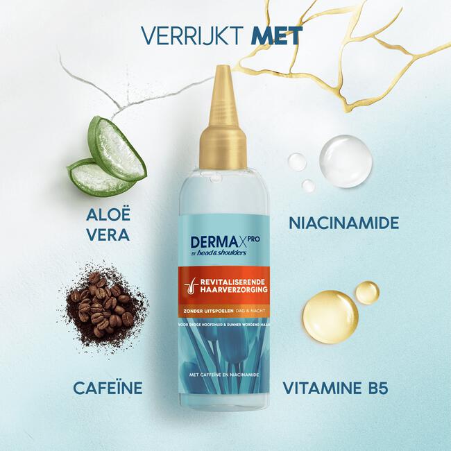 Head & Shoulders Derma X Pro Revitaliseert Haarverzorging Anti-roos 145ML