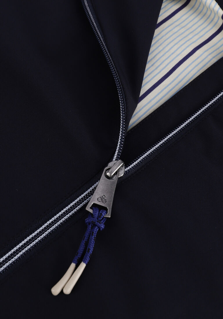 SCOTCH & SODA donkerblauwe scotch & soda jack classic harrington soft-shell jacket