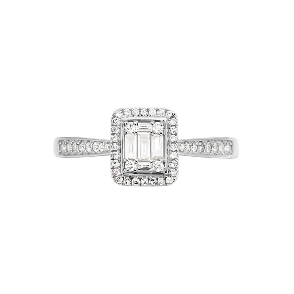 Bague Collection 1986 Or Blanc Diamant