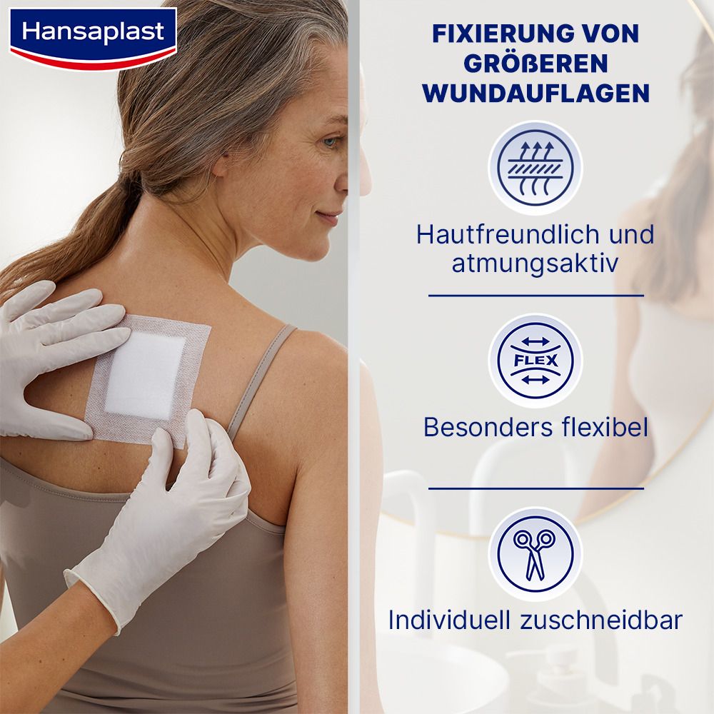 Hansaplast Vollflächige Fixierung 2 m x 10 cm