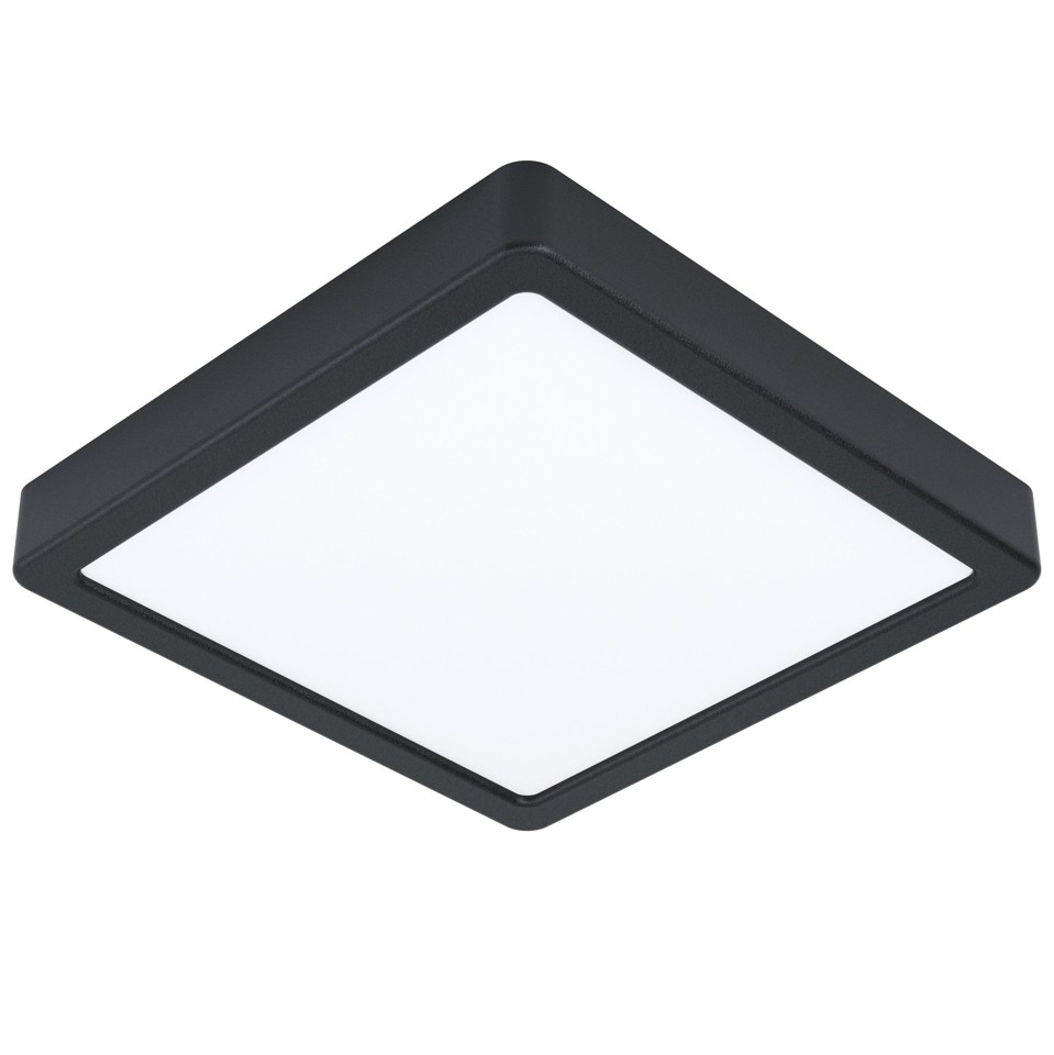EGLO - Fueva-Z plafond sort 21x21 - TW - Zigbee, Bluetooth
