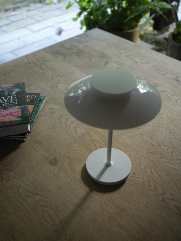 Louis Poulsen PH80 oplaadbare tafellamp Opal White/White