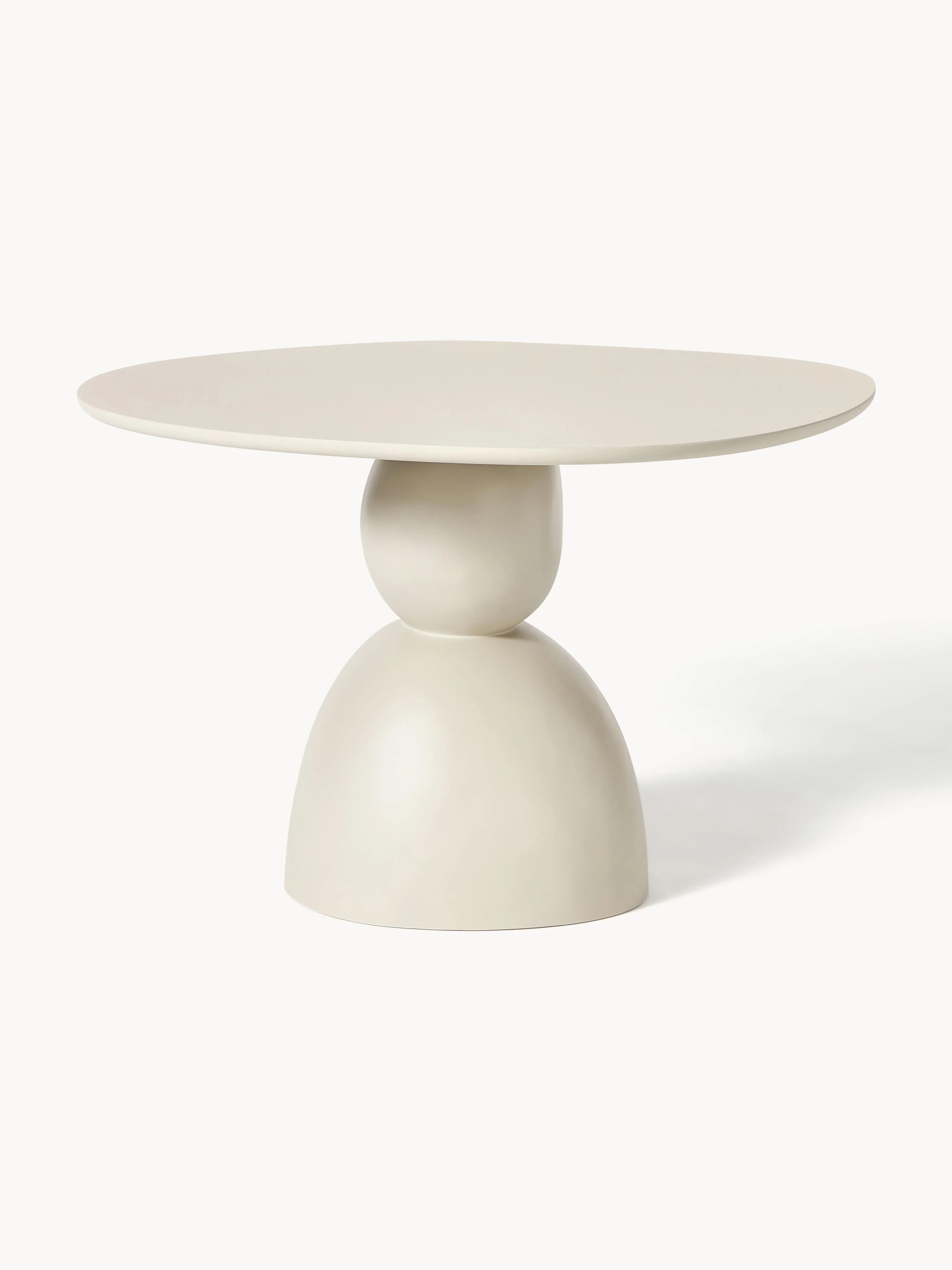 Ronde eettafel Sahra met organisch design, in verschillende formaten
