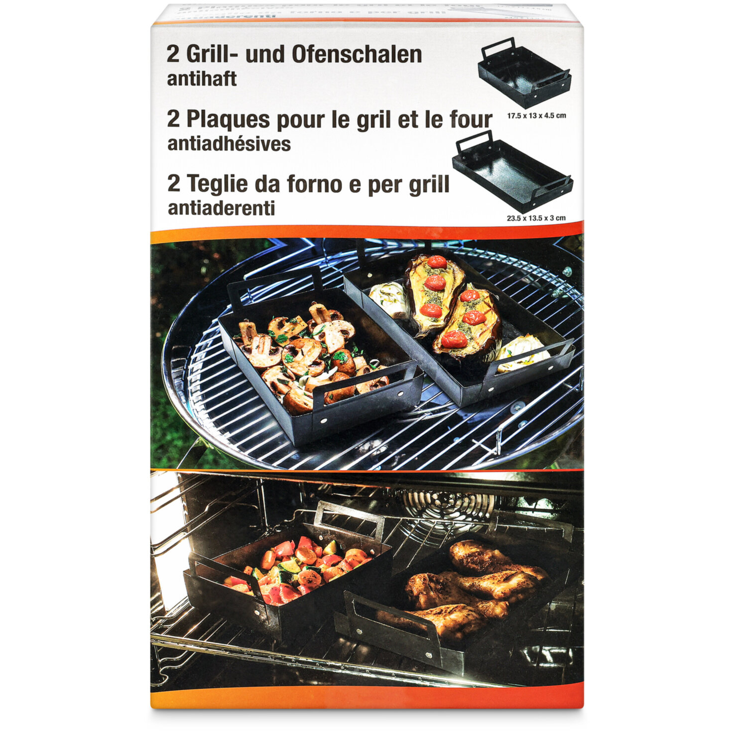 Grill- & Ofenschalen, 2-teilig