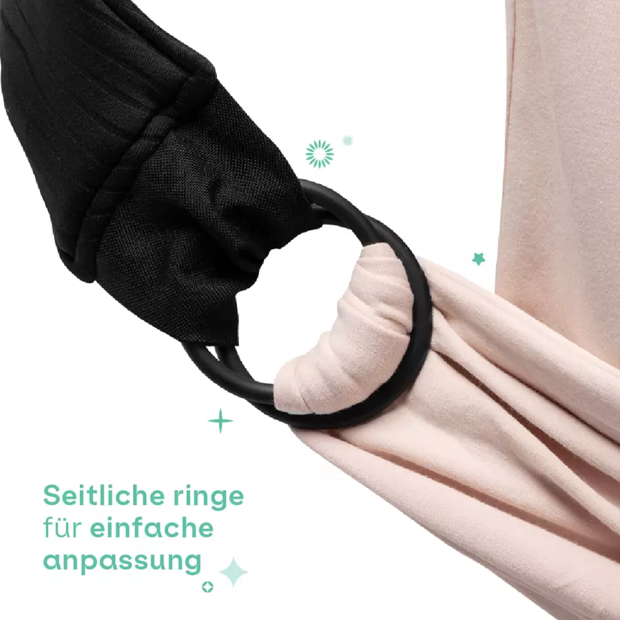 KOALA BABYCARE®Babytragetuch Cuddle Band 2 - sandrosa
