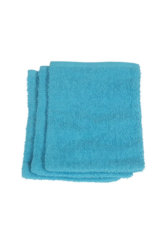 Vaskehanske 3pk absorberende frotté