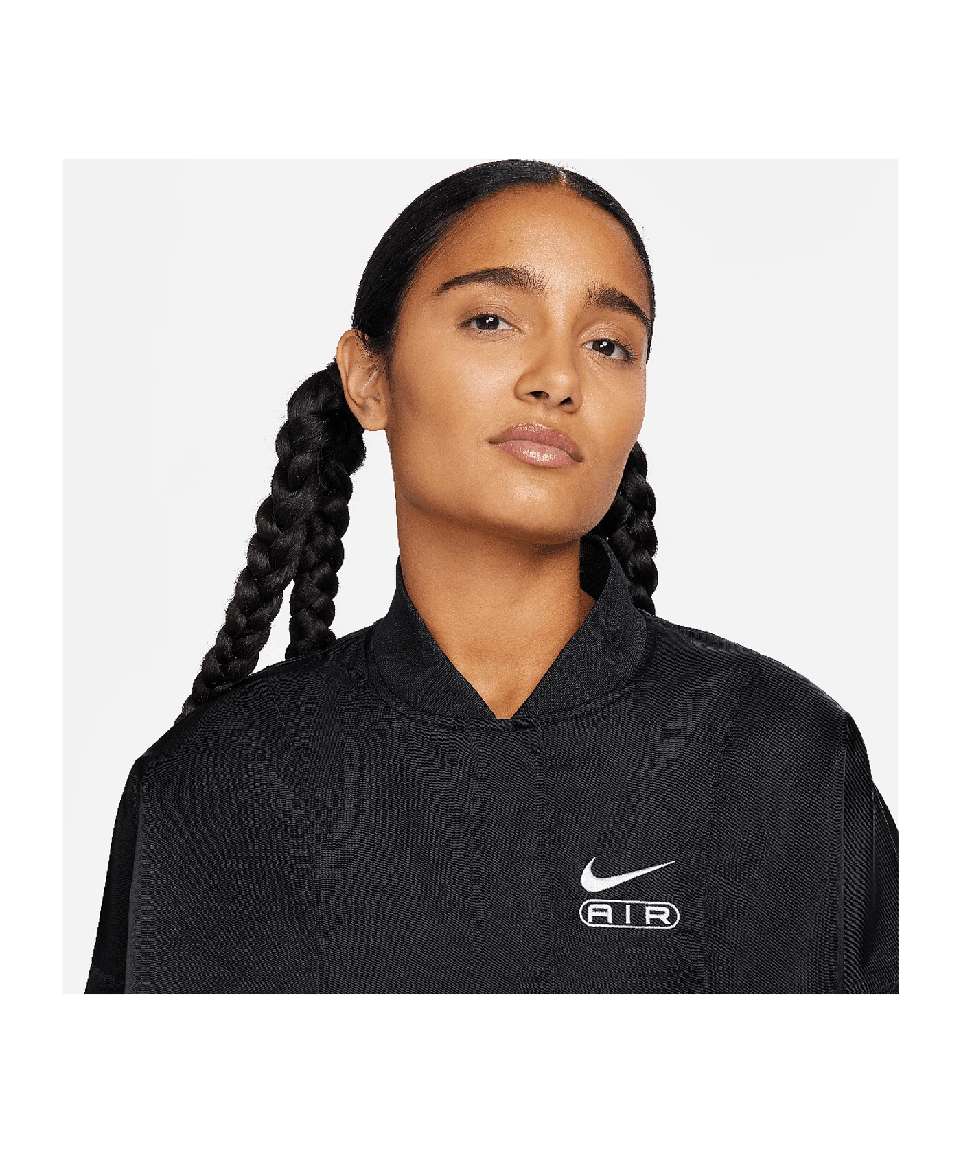 Nike Air Woven OS Bomber Jacke Damen Schwarz F010