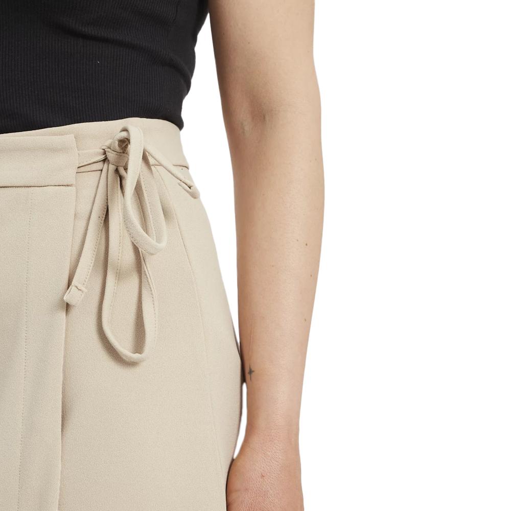 JDY Jupe Portefeuille Beige Femme JDY Life Tie