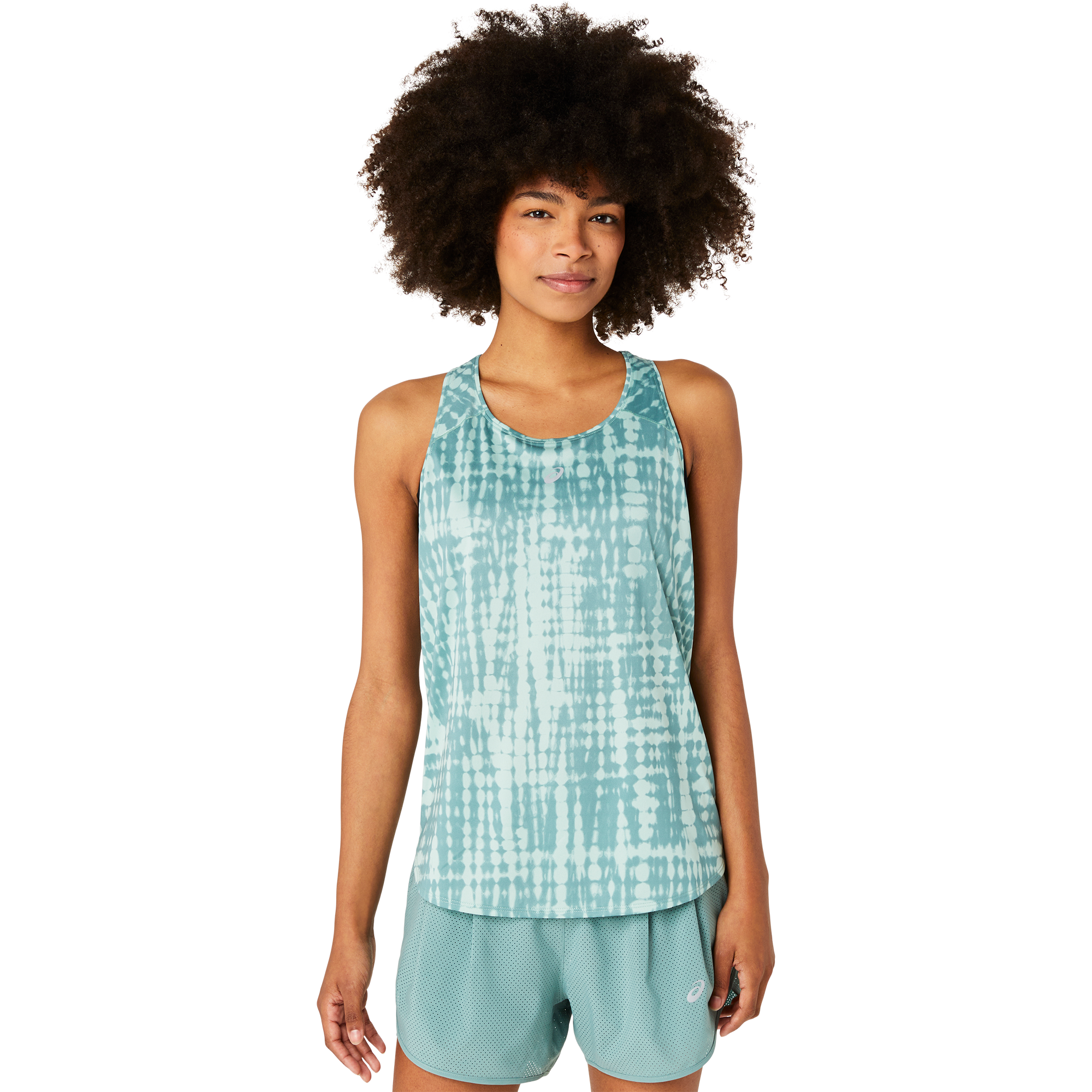 ASICS Road All Over Print Tanktop Damen light celadon