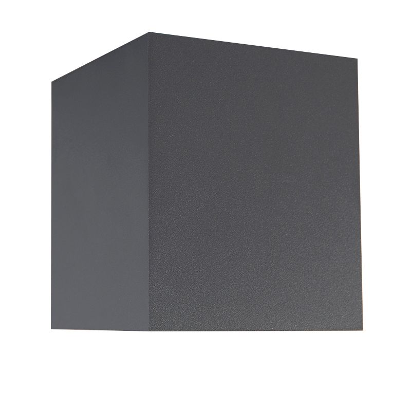 Moderne opbouwspot donkergrijs GU10 50mm - Qubo