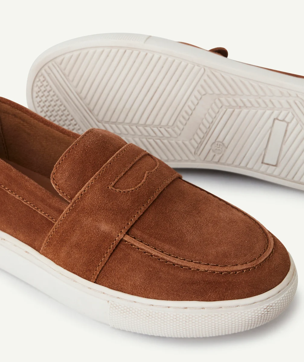 CHAUSSURES GARÇON EN CUIR CAMEL